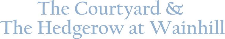 The Courtyard & The Hedgerow at Wainhill Oxfordshire, Buckinghamshire Logo